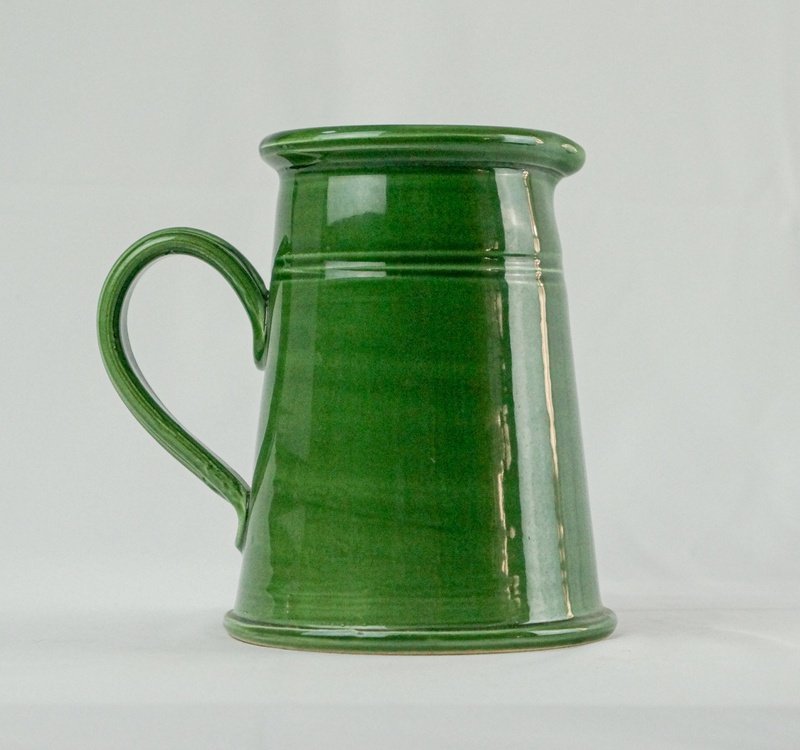 Antique Small Green Glazed Ceramic Pitcher – Bleu d'Olive