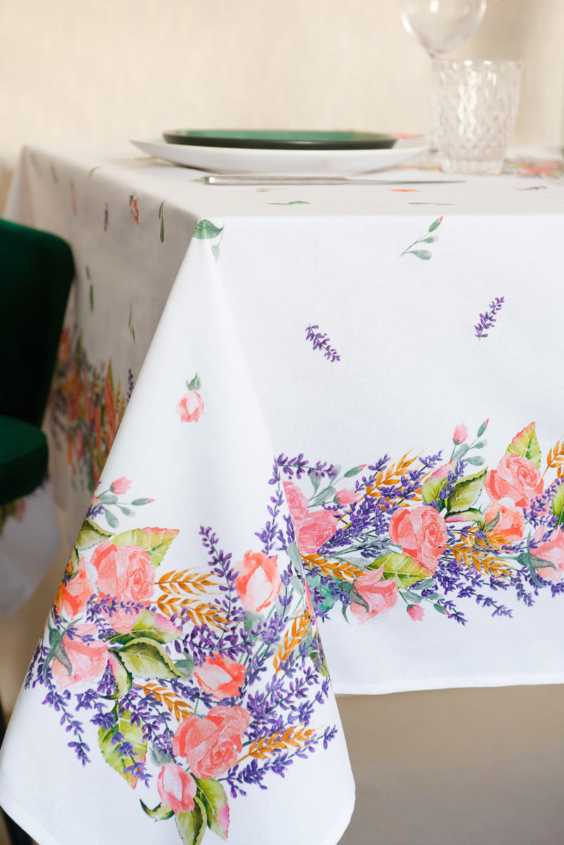 Grasse Coated Cotton Tablecloth