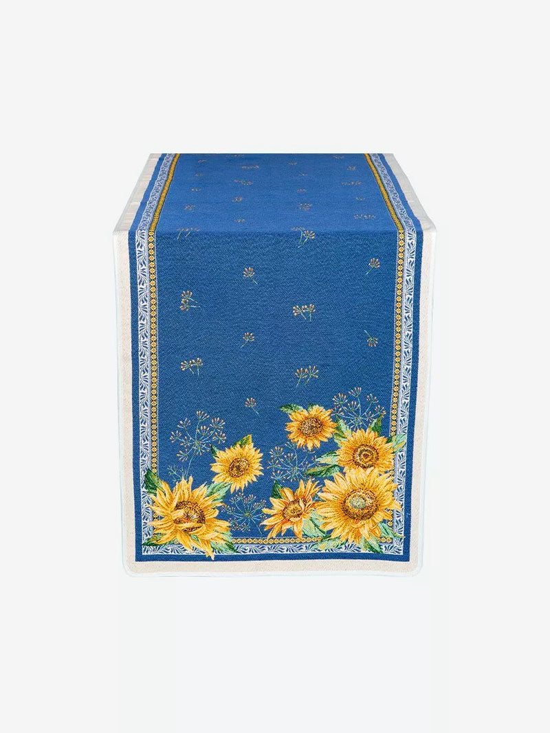 Sunflower blue Deco Table Runner