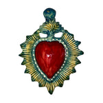 French Artisan-Made Ceramic Ex Voto Red