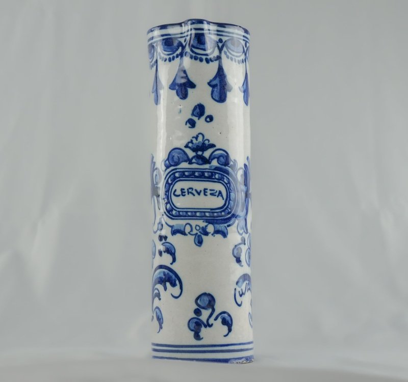 Antique 19th Century Pot à Faisselle with Pour Spout – Bleu d'Olive