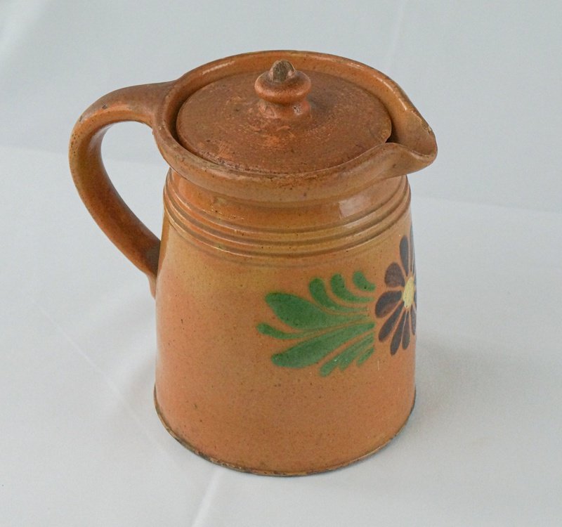 Antique Savoy Pitcher with Lid