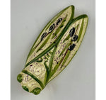 French Artisan-Made Ceramic Cicada (olives)