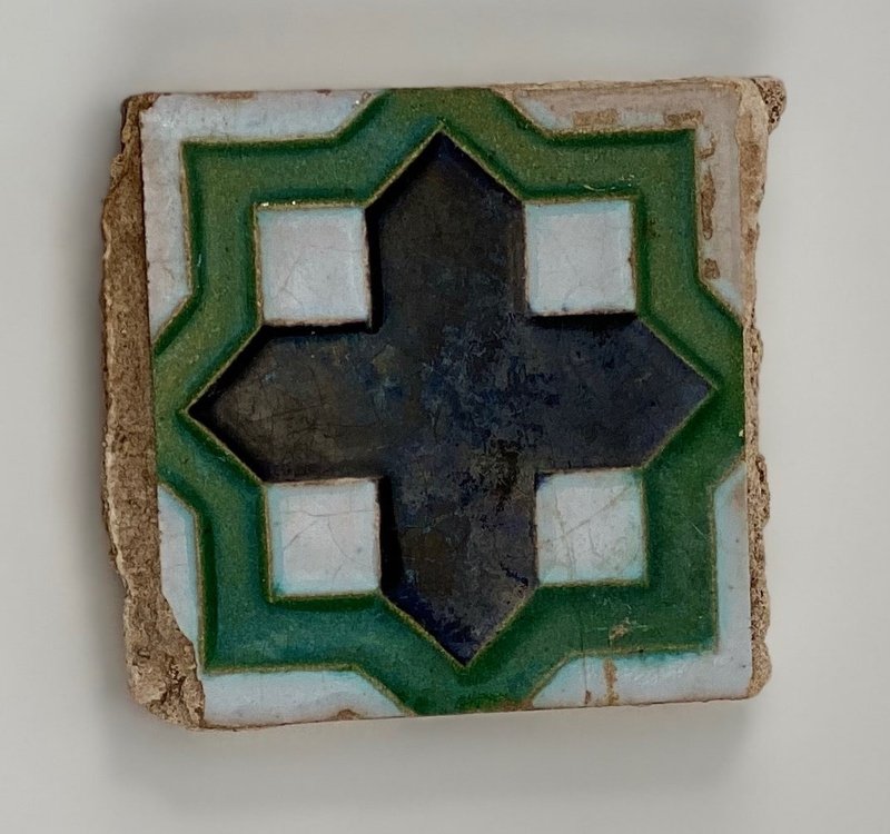 Antique Aubagne Tile (set of 5)