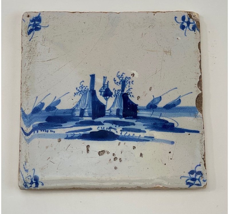 Antique Delft Ceramic Tile (7)