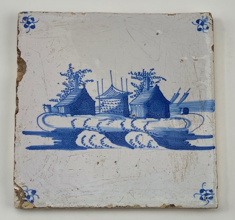 Antique Delft Ceramic Tile (10)