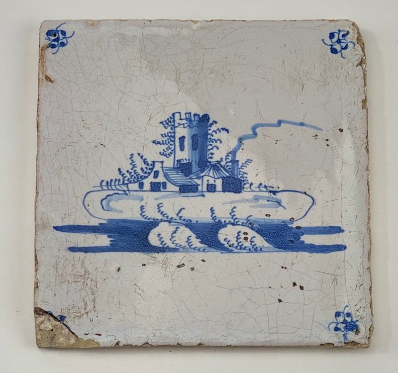 Antique Delft Ceramic Tile (11)