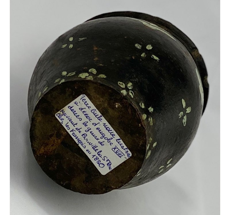 Antique 19th Century Black Terracotta Pot