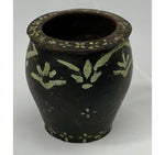 Antique 19th Century Black Terracotta Pot