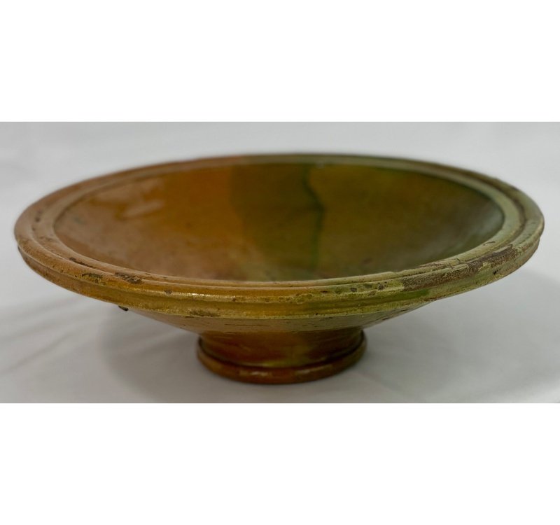 Antique Washing Bowl with Piedouche