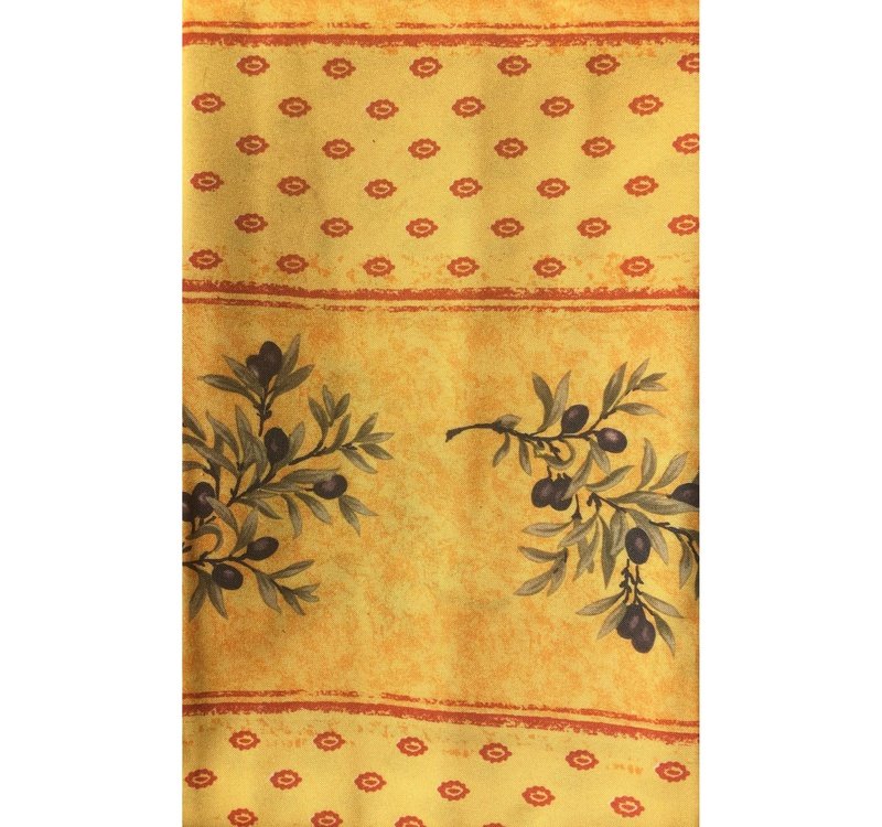 Olivou Yellow Rectangle Polyester Tablecloth